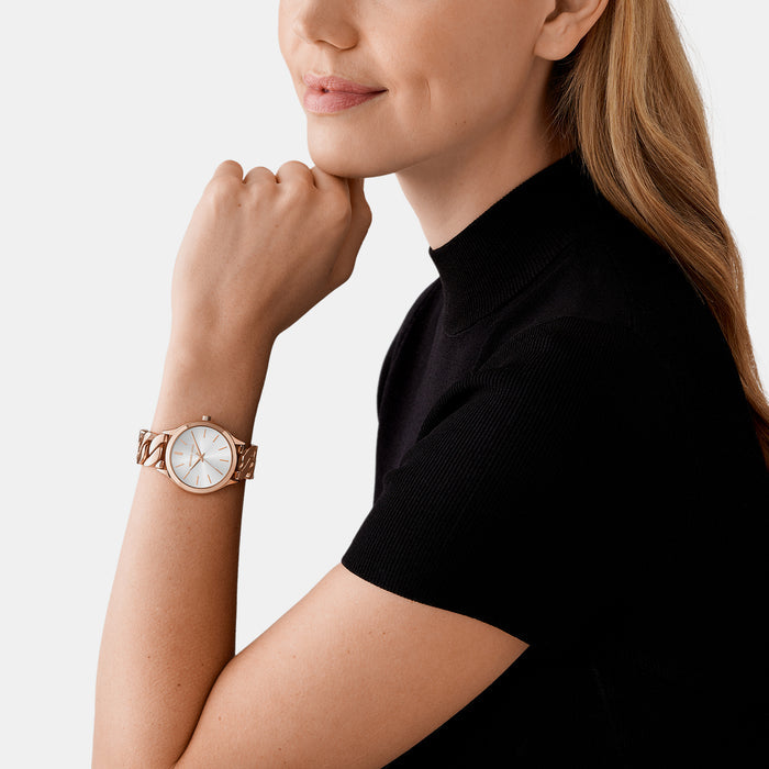 Michael Kors Round Quartz Analog Women watch