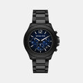 Sage Men Quartz Blue Dial Chronograph Stainless Steel Watch MK9193