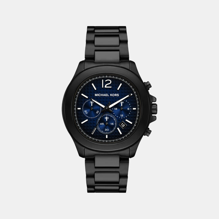 Sage Men Quartz Blue Dial Chronograph Stainless Steel Watch MK9193