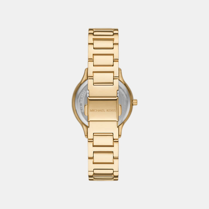 Sage Women Quartz Mother of Pearl Dial Analog Stainless Steel Watch MK4822