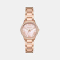 Sage Women Quartz Mother of Pearl Dial Analog Stainless Steel Watch MK4823