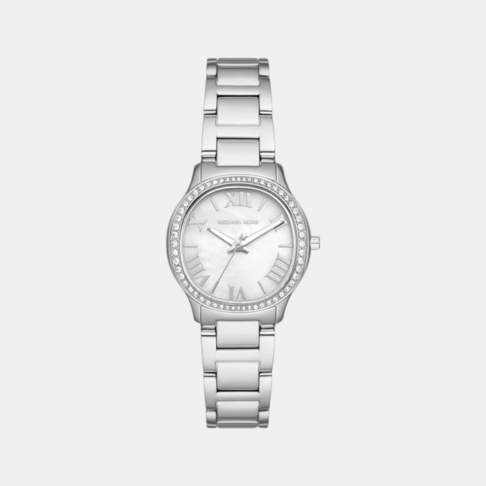 Sage Women Quartz Mother of Pearl Dial Analog Stainless Steel Watch MK4824
