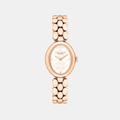 Coach Oval Silver Analog watch
