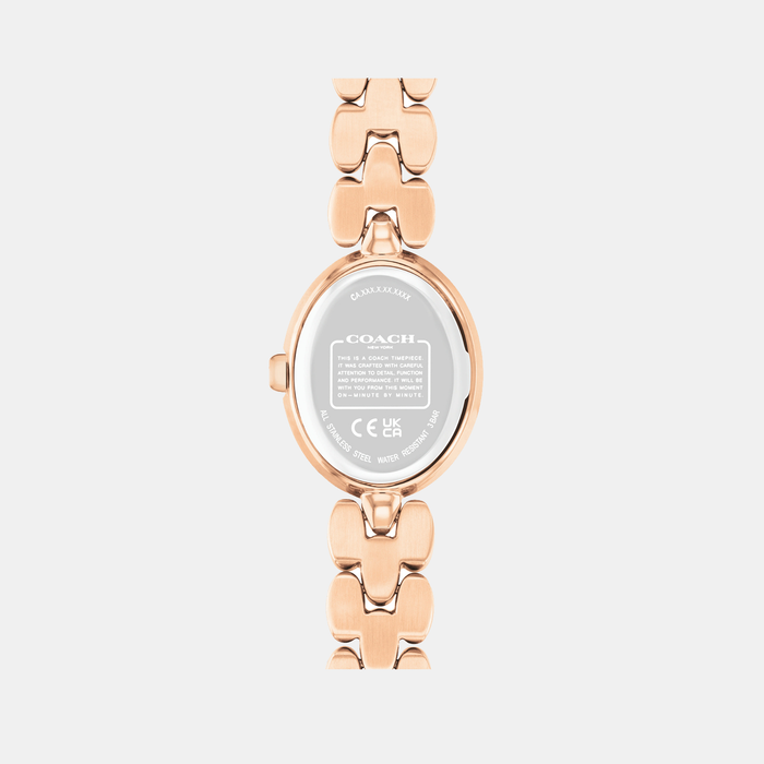 Coach Women Oval Silver watch