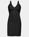 | LuxeLift Slip shown front-facing against a light gray background | Black