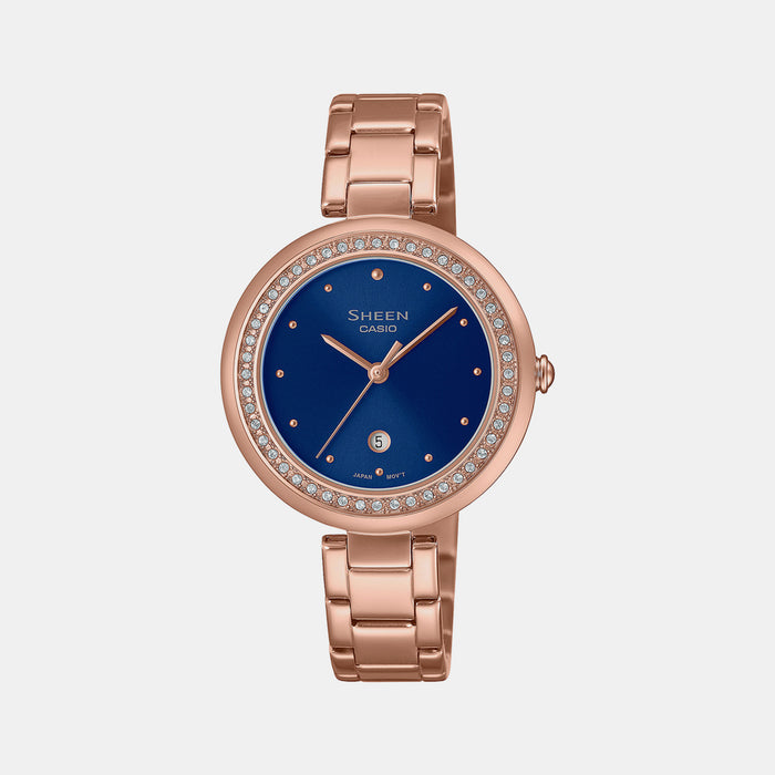 Casio Round Blue Analog watch