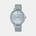Casio Round Silver Analog watch