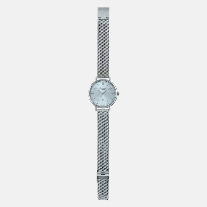 Casio Mesh Silver watch