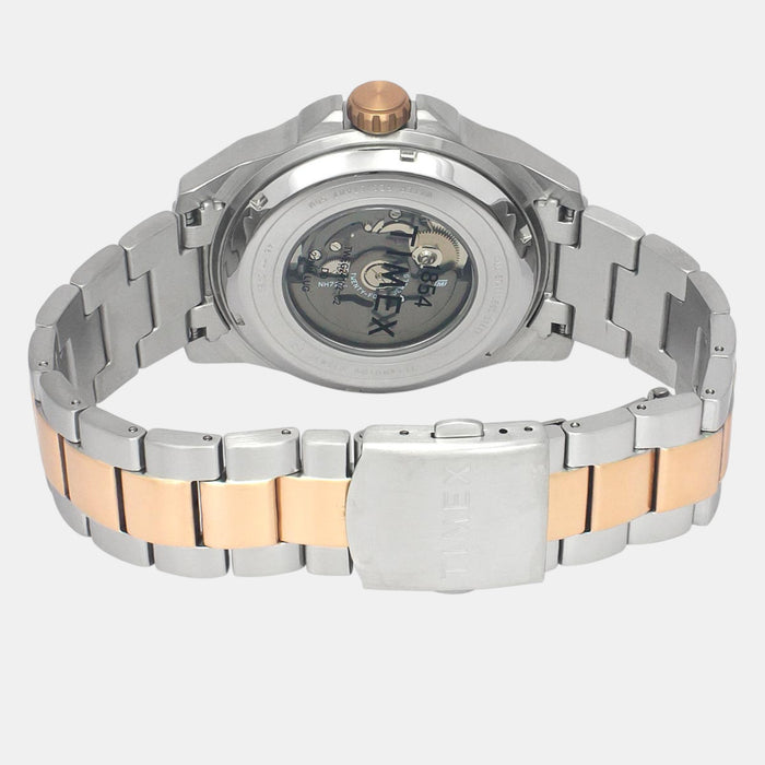 Signio Men Automatic Black Dial Analog Stainless Steel Watch TWEG24102