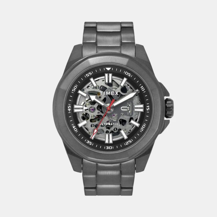 Signio Men Automatic Black Dial Analog Stainless Steel Watch TWEG24103