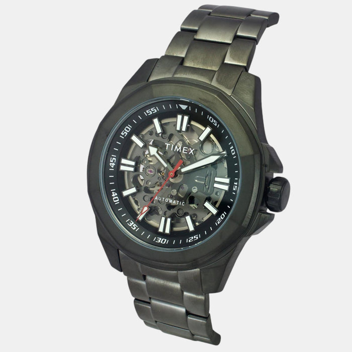 Signio Men Automatic Black Dial Analog Stainless Steel Watch TWEG24103