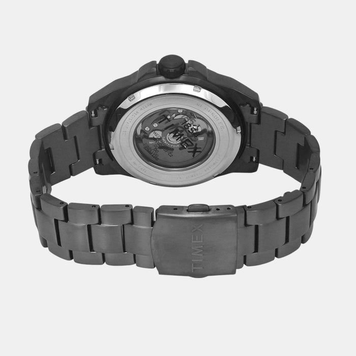 Signio Men Automatic Black Dial Analog Stainless Steel Watch TWEG24103