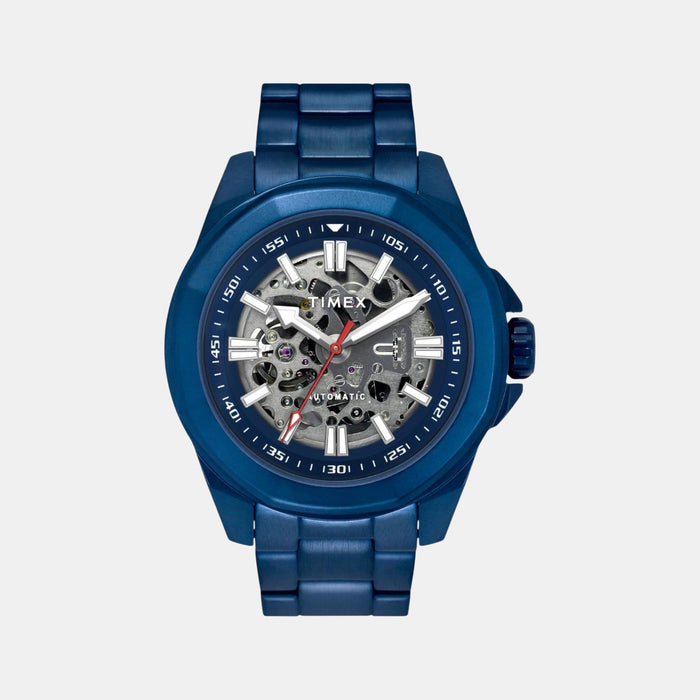 Signio Men Automatic Blue Dial Analog Stainless Steel Watch TWEG24104