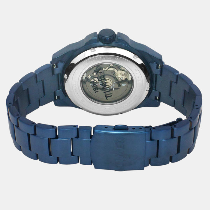 Signio Men Automatic Blue Dial Analog Stainless Steel Watch TWEG24104