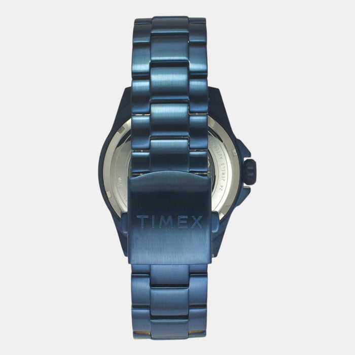 Signio Men Automatic Blue Dial Analog Stainless Steel Watch TWEG24104