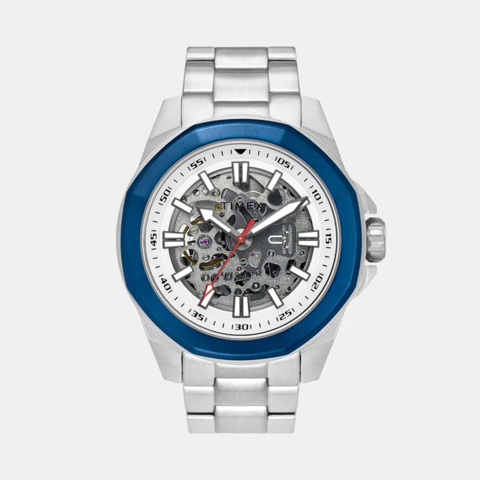 Signio Men Automatic Silver Dial Analog Stainless Steel Watch TWEG24100