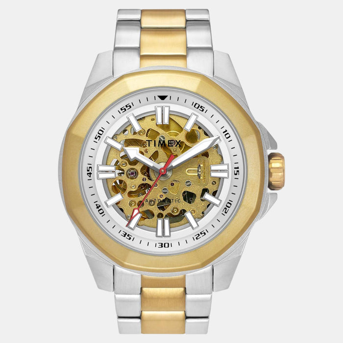 Signio Men Automatic Silver Dial Analog Stainless Steel Watch TWEG24101