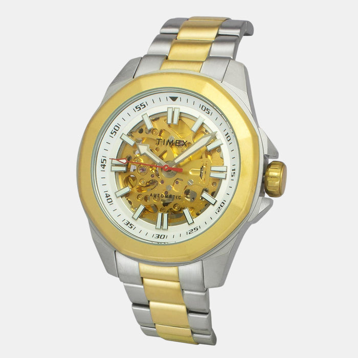 Signio Men Automatic Silver Dial Analog Stainless Steel Watch TWEG24101
