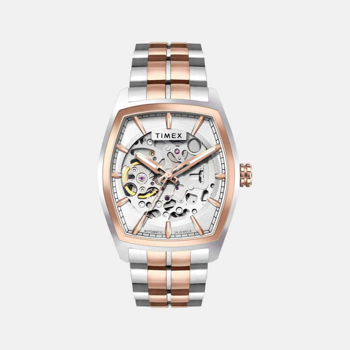 Signio Men Automatic Silver Dial Analog Stainless Steel Watch TWEG25903