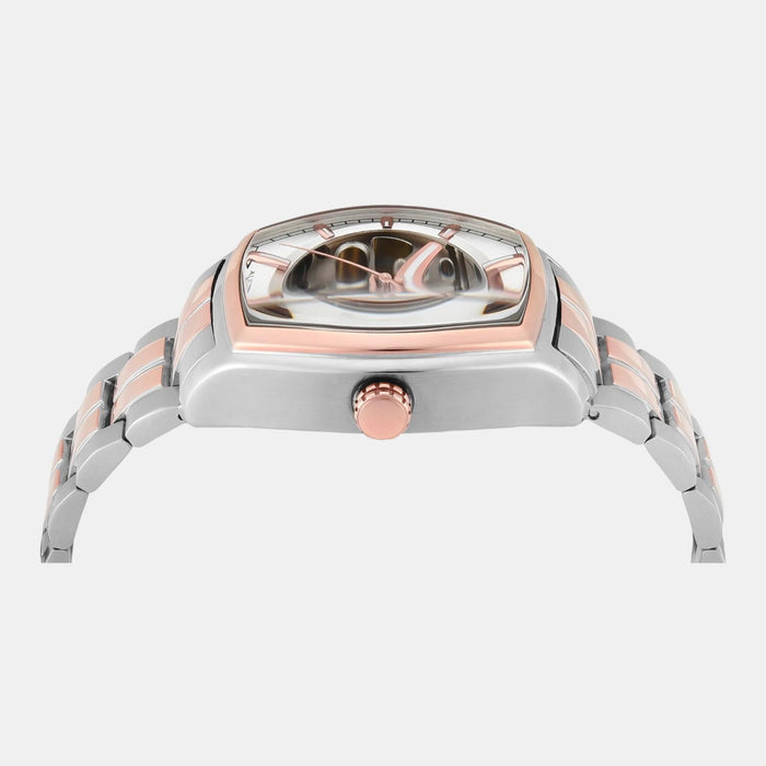 Signio Men Automatic Silver Dial Analog Stainless Steel Watch TWEG25903