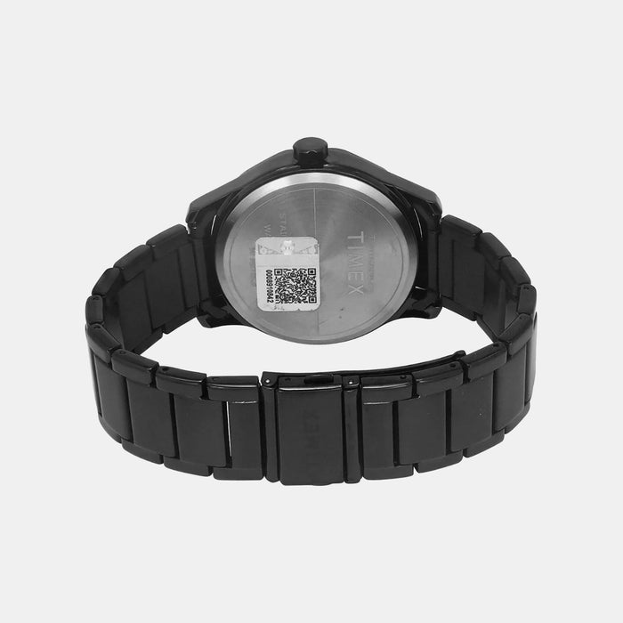 Signio Men Quartz Black Dial Multi-Function Stainless Steel Watch TW0TG7630