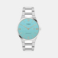 Signio Men Quartz Blue Dial Analog Stainless Steel Watch TWEG23604