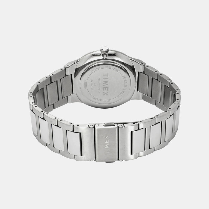 Signio Men Quartz Blue Dial Analog Stainless Steel Watch TWEG23604