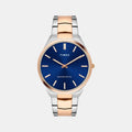 Signio Men Quartz Blue Dial Analog Stainless Steel Watch TWEG25802