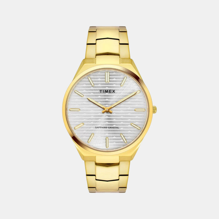 Signio Men Quartz Silver Dial Analog Stainless Steel Watch TWEG25801