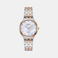 Slim-Line Women Quartz Mother Of Pearl Dial Analog Stainless Steel Watch 512847 49 89 20