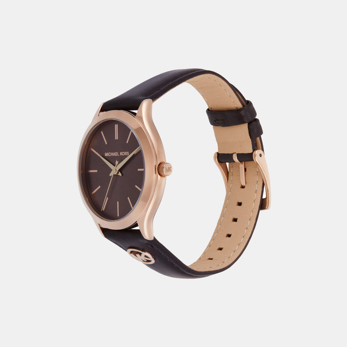Michael Kors Women Round Brown watch