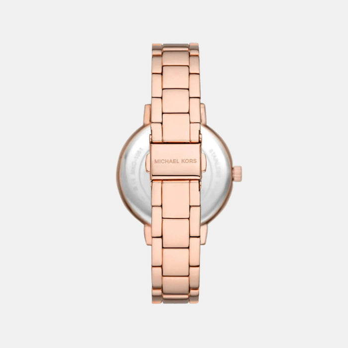 Michael Kors Women Round Rose Gold watch