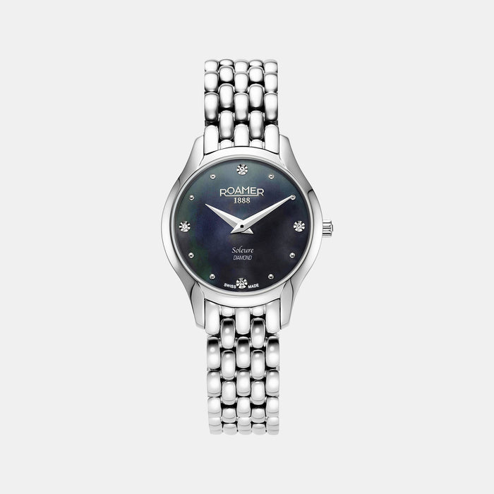 Soleure Women Quartz Mother Of Pearl Dial Analog Stainless Steel Watch 547857 41 85 50