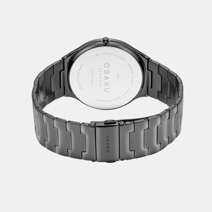 Obaku Stainless Steel Round watch