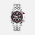 Sport Men Quartz Black Dial Multi-Function Stainless Steel Watch GW0714G1
