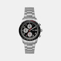 Sport Tourer Men Quartz Black Dial Chronograph Stainless Steel Watch FS6045