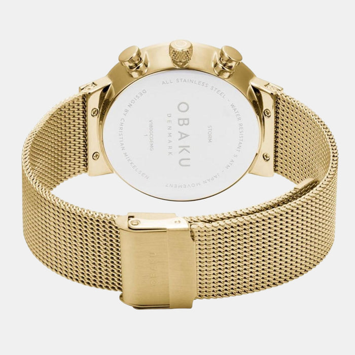 Obaku Men Round Green watch