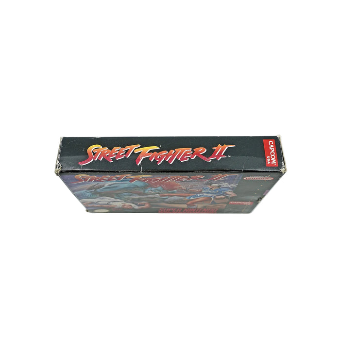 Street Fighter 2 US-Version für SNES - Produktfoto Originalverpackung Oberseite