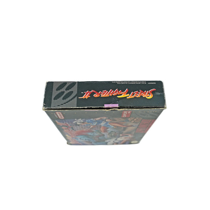Street Fighter 2 US-Version für SNES - Produktfoto Originalverpackung rechte Seite