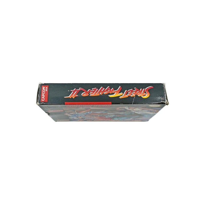 Street Fighter 2 US-Version für SNES - Produktfoto Originalverpackung Unterseite