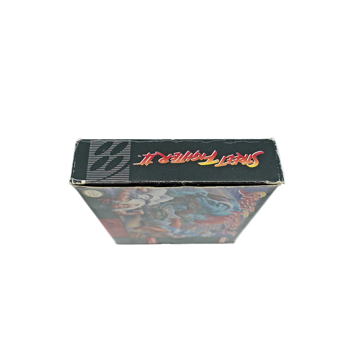 Street Fighter 2 US-Version für SNES - Produktfoto Originalverpackung linke Seite