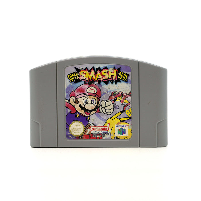 Super Smash Bros. Spiel für N64 in gebrauchtem Zustand - Produktfoto Modul Vorderseite
