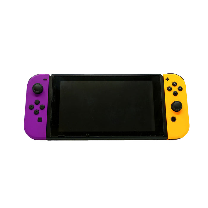 Nintendo Switch Konsole Neon-Lila/Neon-Orange - Vorderansicht
