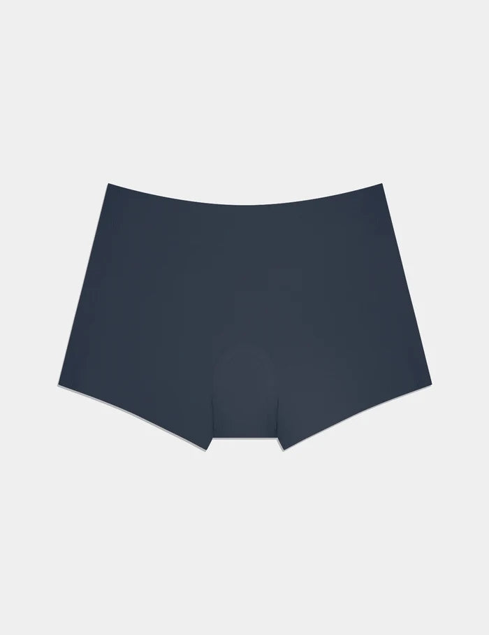 | Super Leakproof® Dream Short™ shown front-facing against a light gray background | Twilight Navy