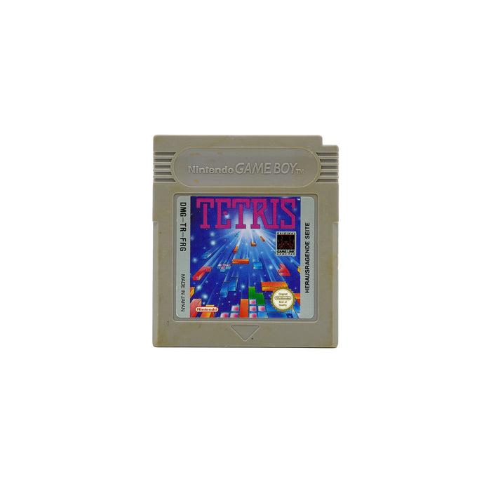 Tetris Spiel für Game Boy in gebrauchtem Zustand - Produktfoto Modul vorne