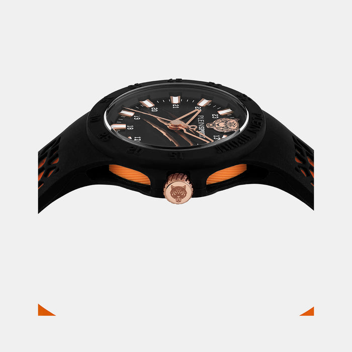 Plein Sports Unisex Round Black watch