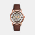 Townsman Men Automatic Brown Dial Analog Leather Watch ME3259