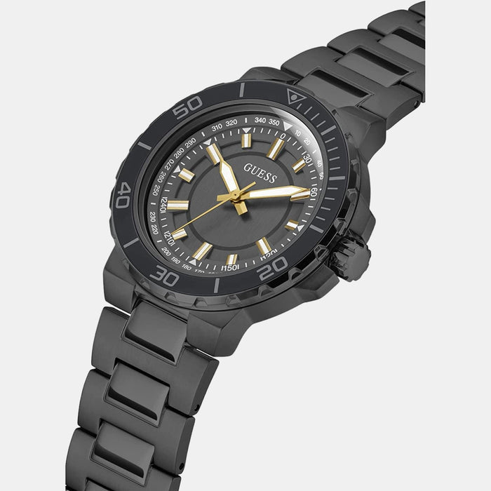Guess Stainless Steel Round watch