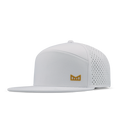 The front, angled view of the melin Trenches Icon Hydro  Horizon Fit in  White / Gum