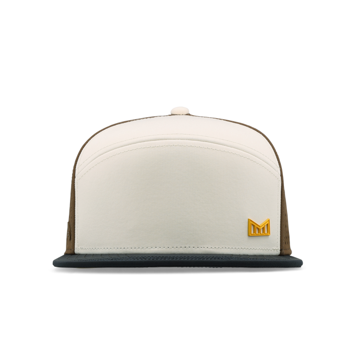 The front view of the melin Trenches Icon Hydro  Horizon Fit in  Yellow Jacket
